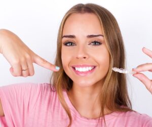 girl with invisalign
